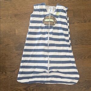 Halo Blue and White Striped Sleep Sack